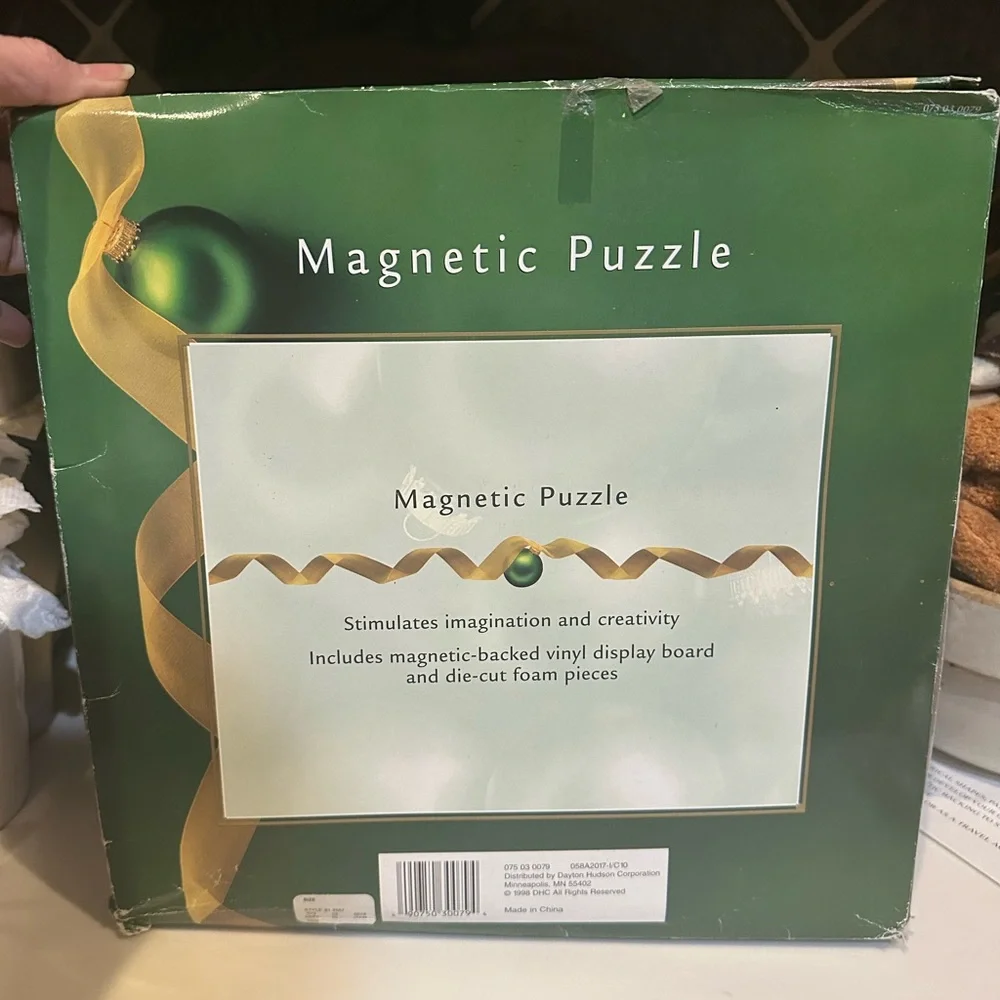 VTG 1998 MAGNETIC PUZZLE DAYTON HUDSON CO LEARNING EDUCATIONAL CREATIVE IMAGINE